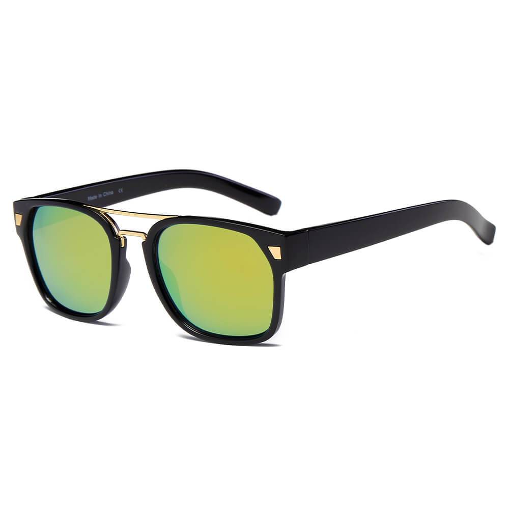 HINDMARSH | S1002 - Classic Retro Square Frame Fashion Sunglasses - 4 COLORS -