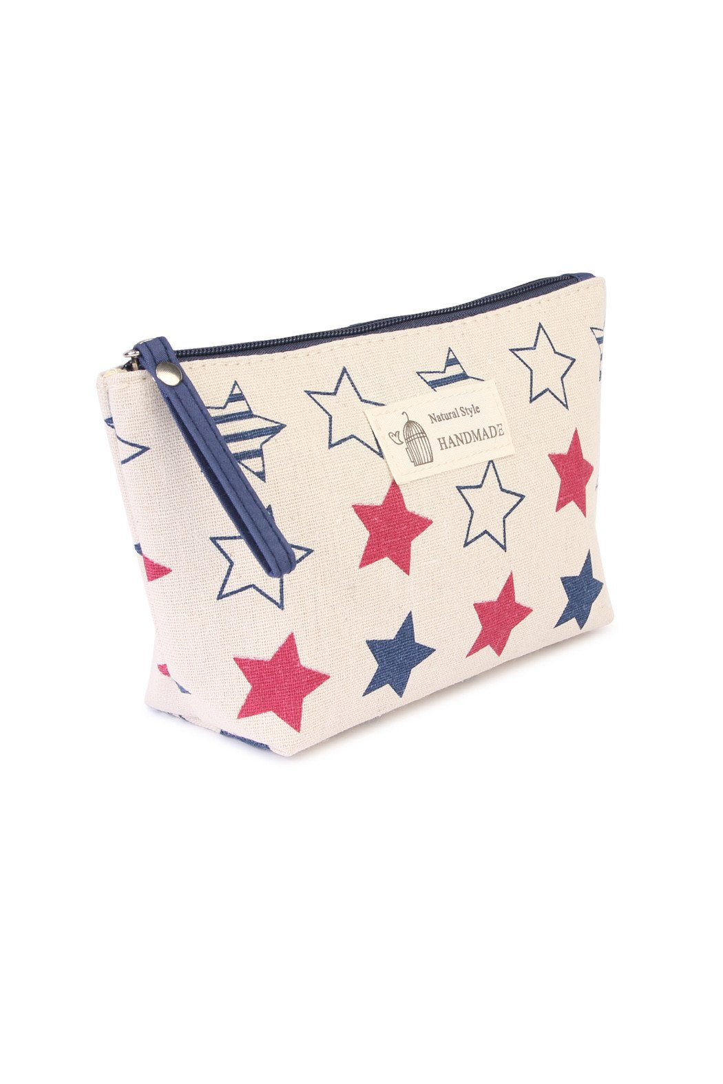 Riah Fashion - Stars Printed Cosmetic Bag - 1 COLOR -