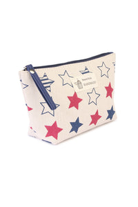 Thumbnail for Riah Fashion - Stars Printed Cosmetic Bag - 1 COLOR -