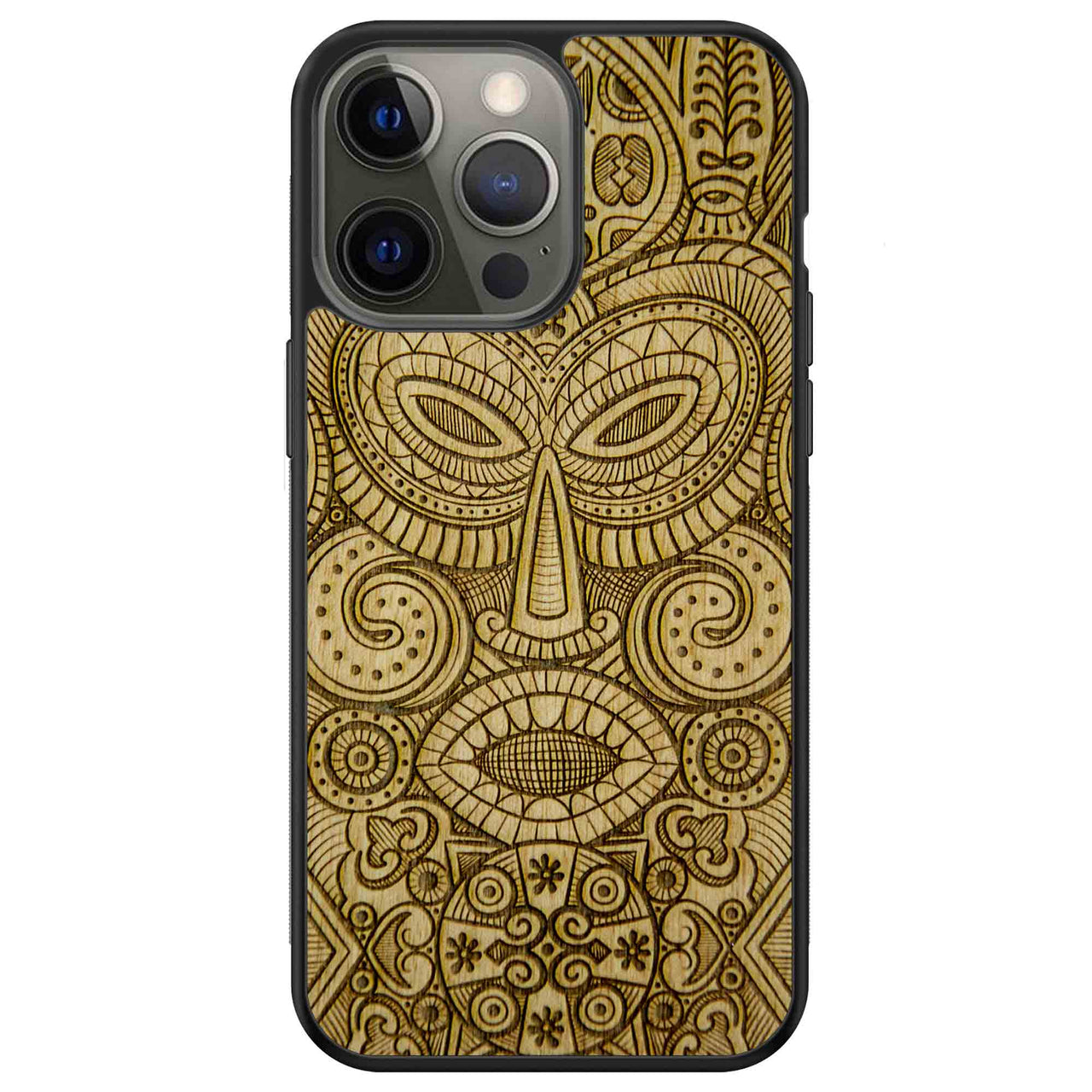 MMORE - Tribal Mask - Wooden phone case - FITS 56 PHONES - FIND YOURS! -