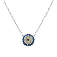 Thumbnail for LATELITA - Evil Eye Protectant Necklace Silver -