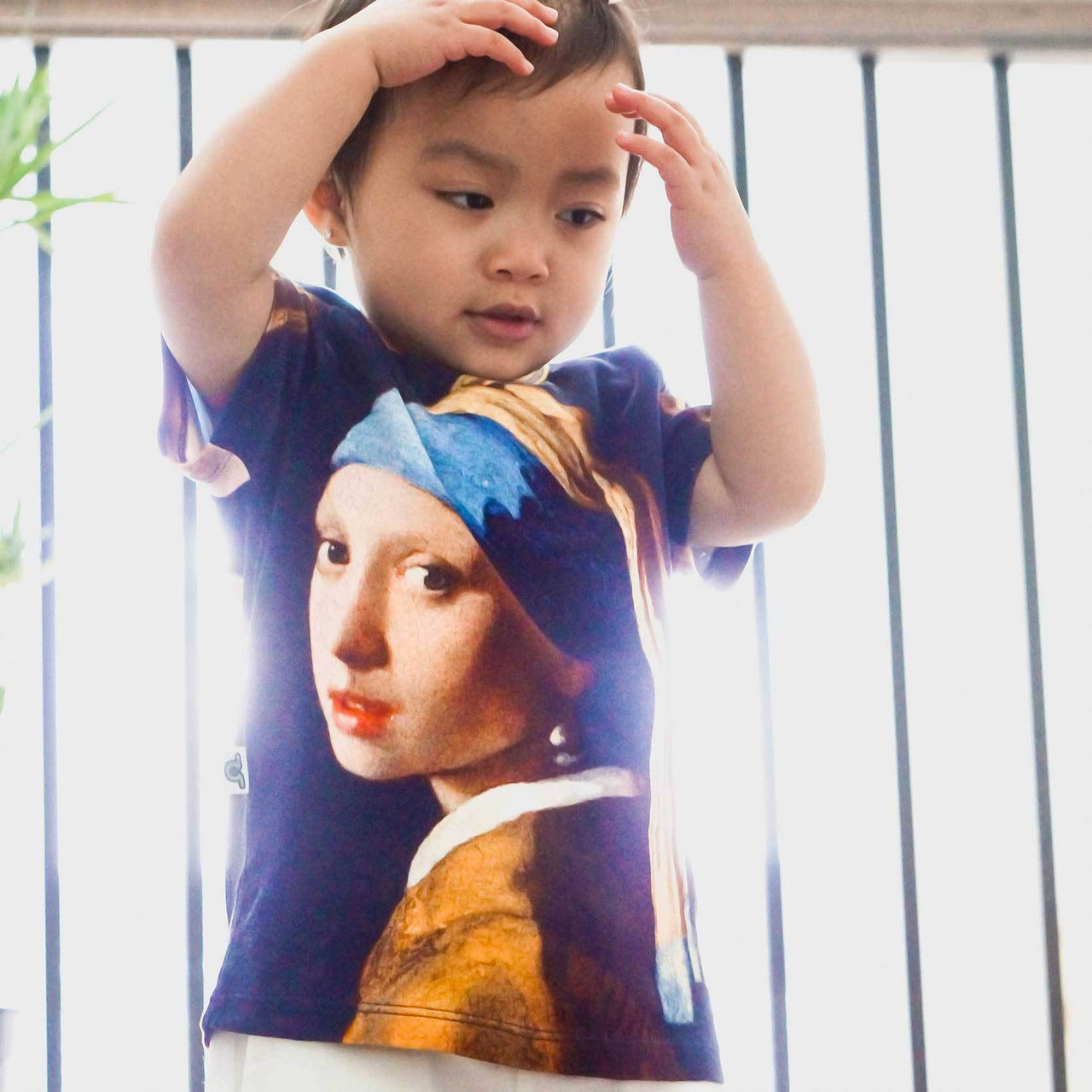 Graphic Tee - Lil Kid - Vermeer, Girl With a Pearl Earring - 1 COLOR -