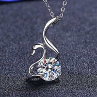 Thumbnail for 2 Carat Moissanite 925 Sterling Silver Necklace