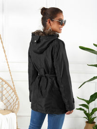 Thumbnail for Full Size Hooded Jacket with Detachable Liner (Three-Way Wear) - T - 3 COLORS -