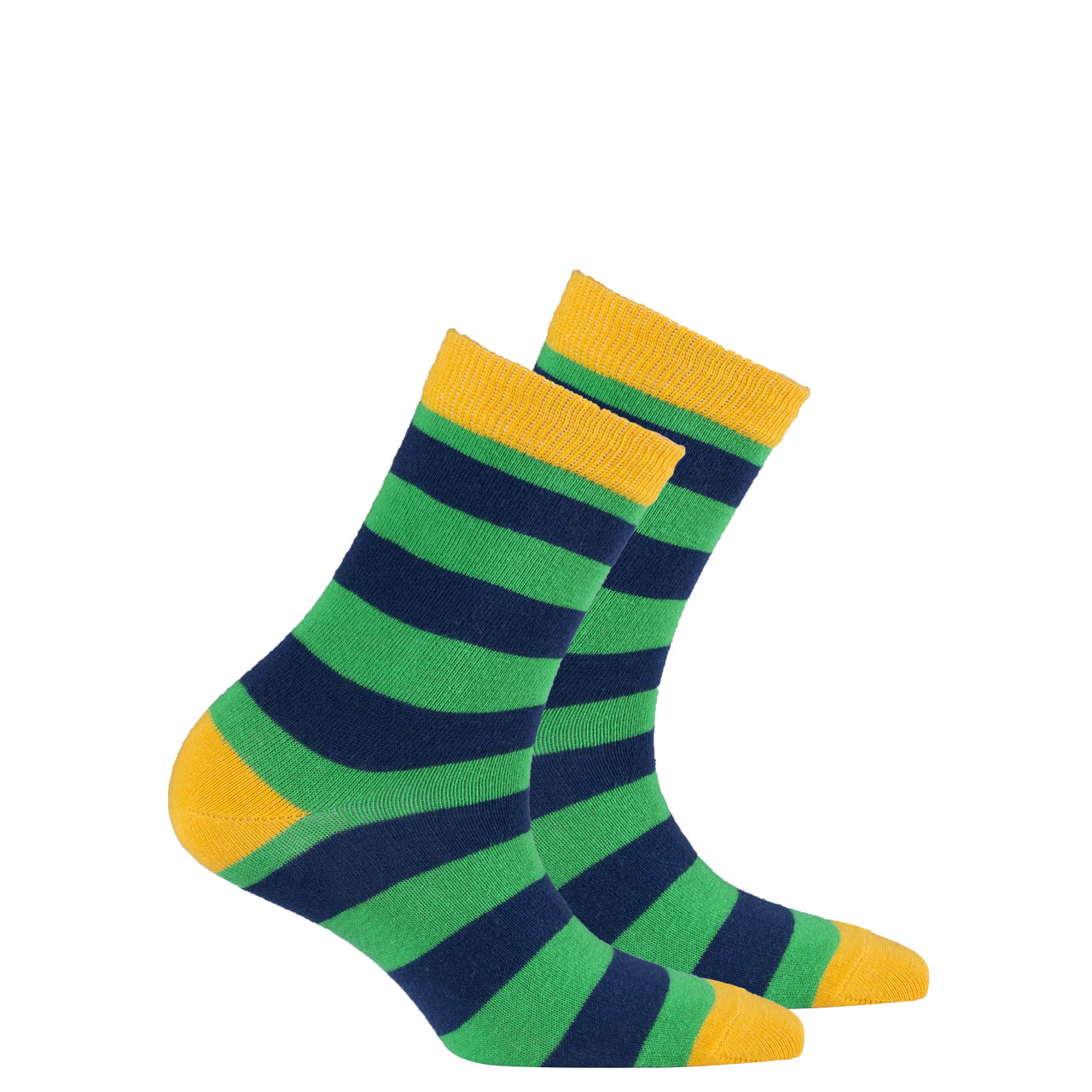 Kids Carrot Leaf Stripe Socks - 1 COLOR -