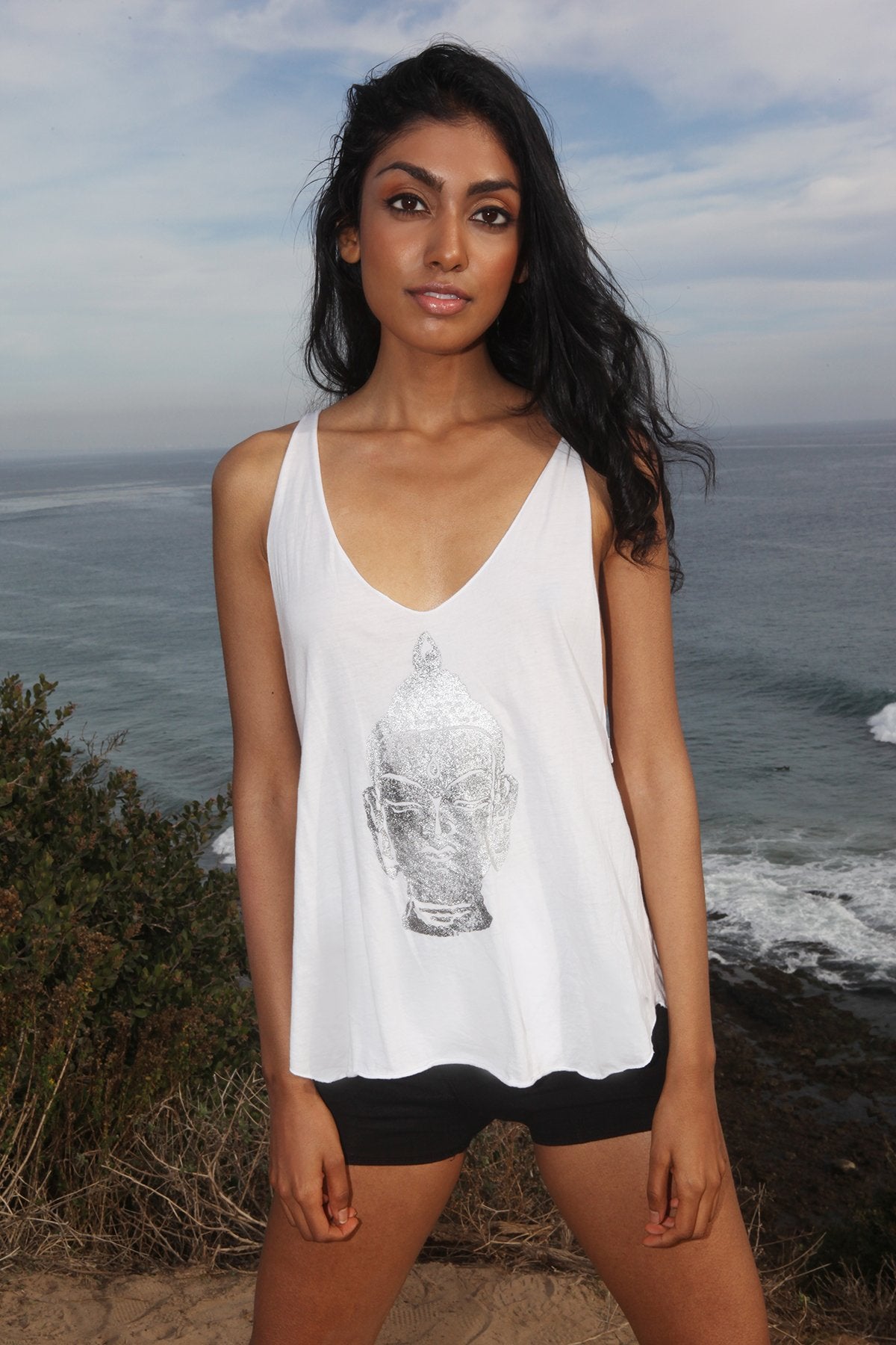 Luminous Being - Buddha Yoga Teja Racer Back Tank - 2 COLORS -