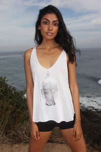 Thumbnail for Luminous Being - Buddha Yoga Teja Racer Back Tank - 2 COLORS -