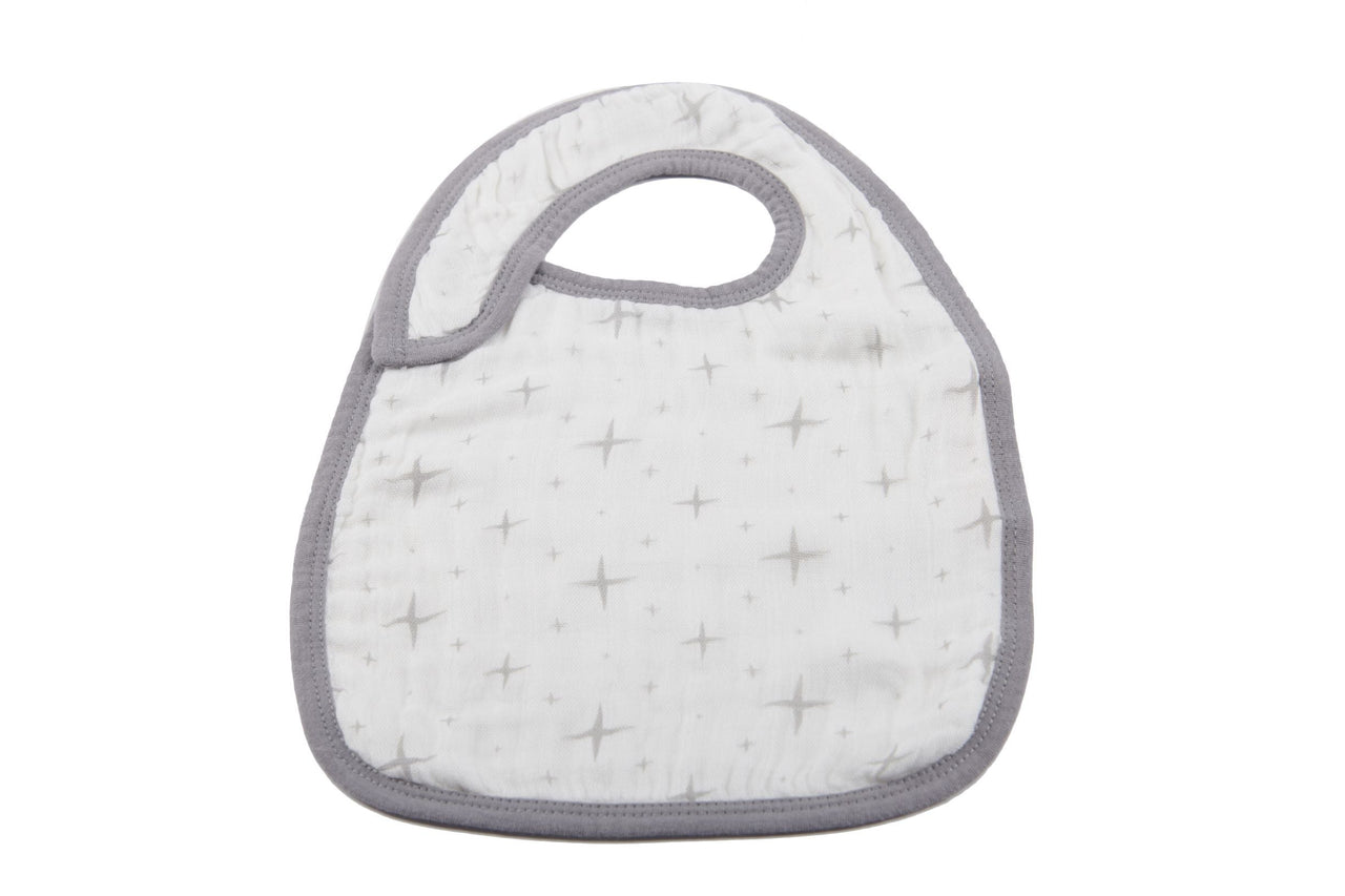 Traveler Bamboo Muslin Snap Bibs 3PK -