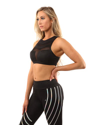 Thumbnail for Savoy - Laguna Sports Bra - Black - 1 COLOR -