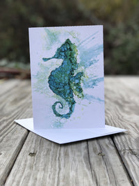 Thumbnail for Seahorse : Greeting Card - 5