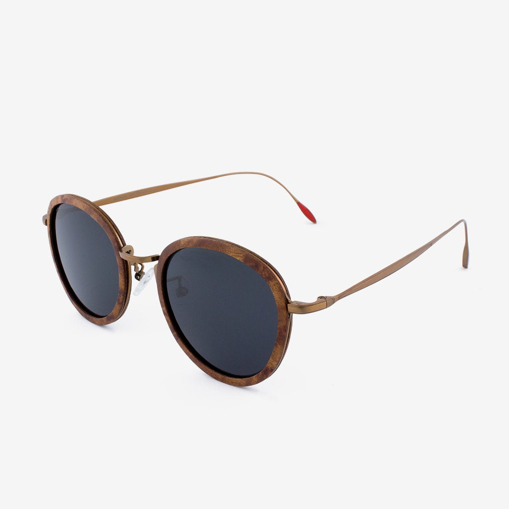 Tommy Owens - Richey - Featherlight Titanium & Wood Sunglasses - 3 COLORS -