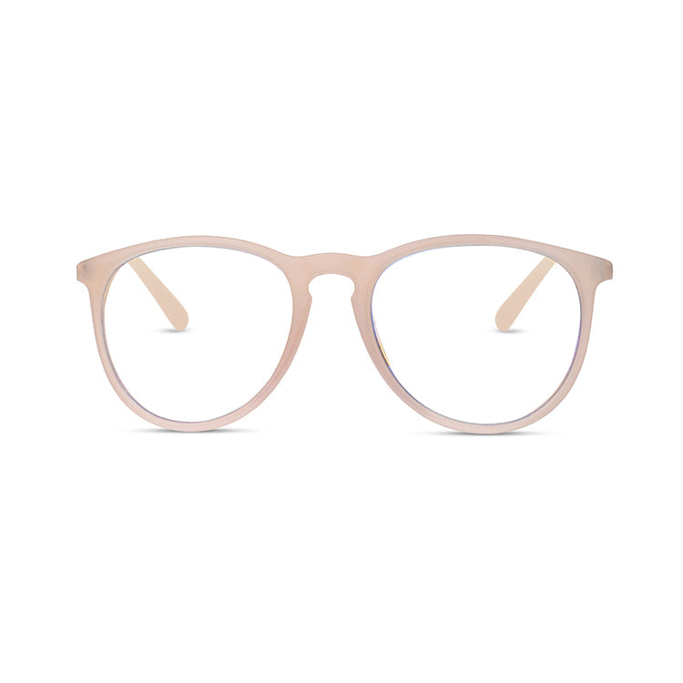 Quinn | Nude Rose Gold | Blue Light Blocking Glasses - 1 COLOR -