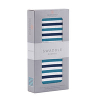 Thumbnail for Newcastle - Blue and White Stripe Swaddle -