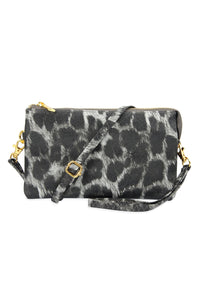 Thumbnail for Riah Fashion - Faux Crossbody Wristlet Bag - 5 LEOPARD COLORS -