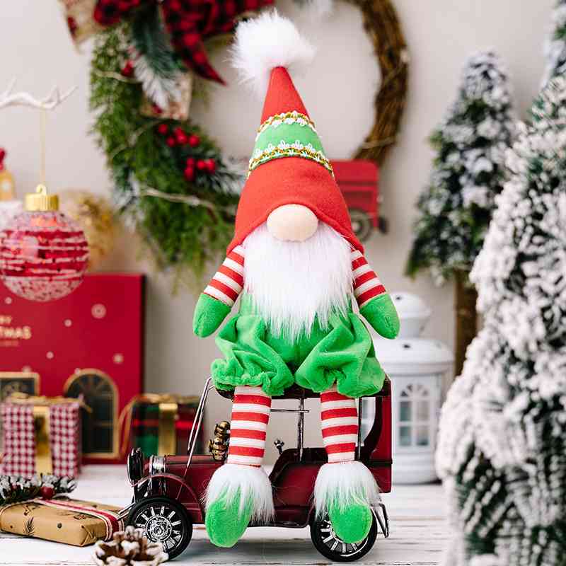 Striped Christmas Gnomes - 16.1"/15" - [5-10 DAY DELIVERY] - T - 2 TYPES/STYLES -