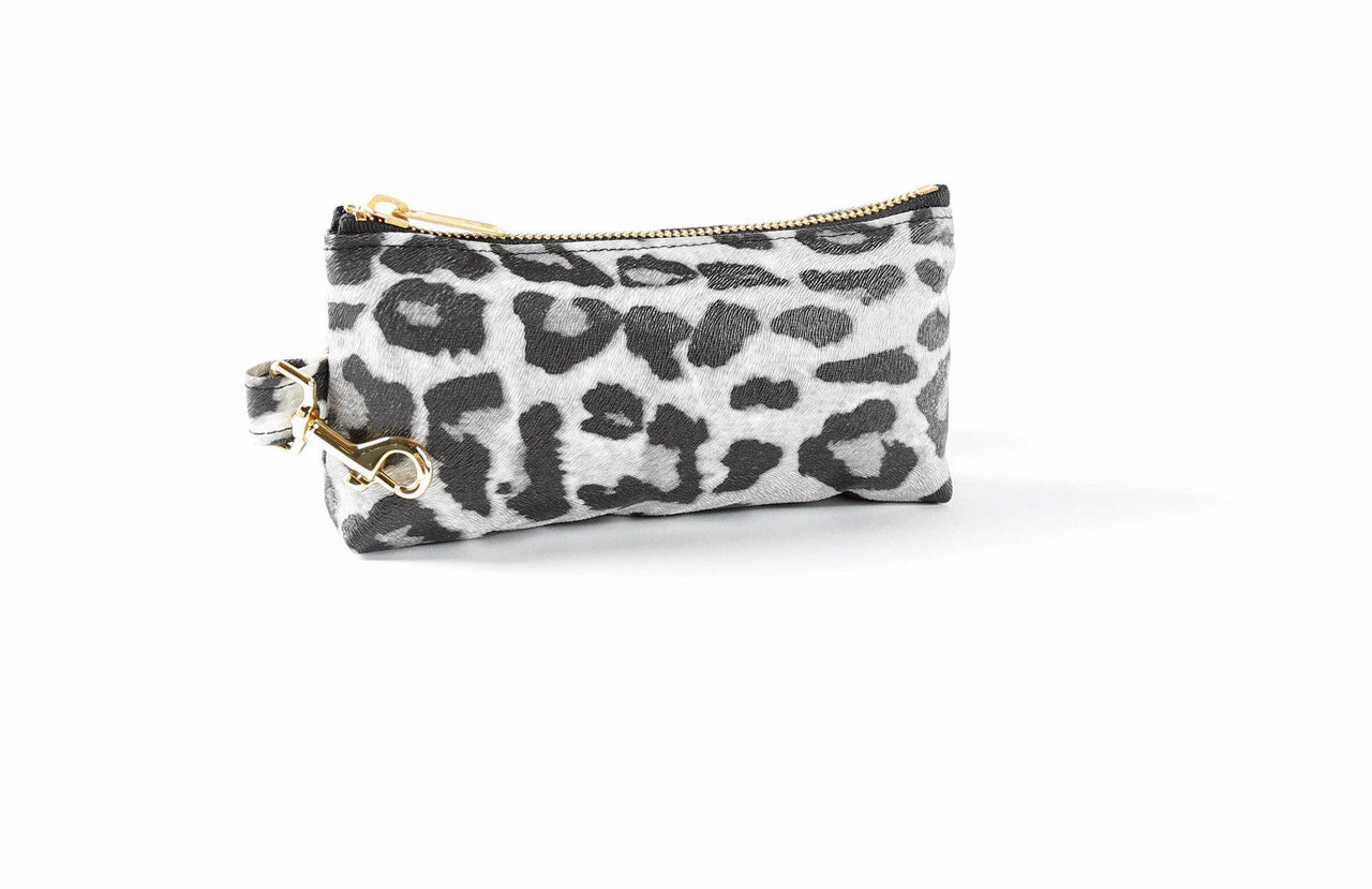 Keyper - Snow Leopard Vegan Leather 4 PC WRISTLET SET - 2 OPTIONS -