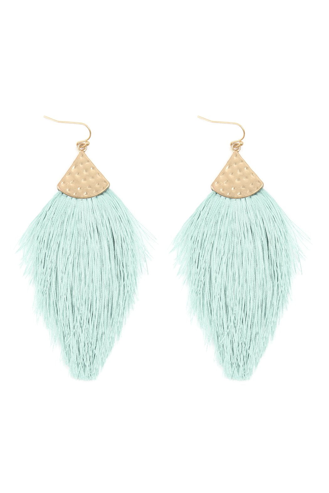 Thread Tassel Drop Earrings - 15 COLORS -