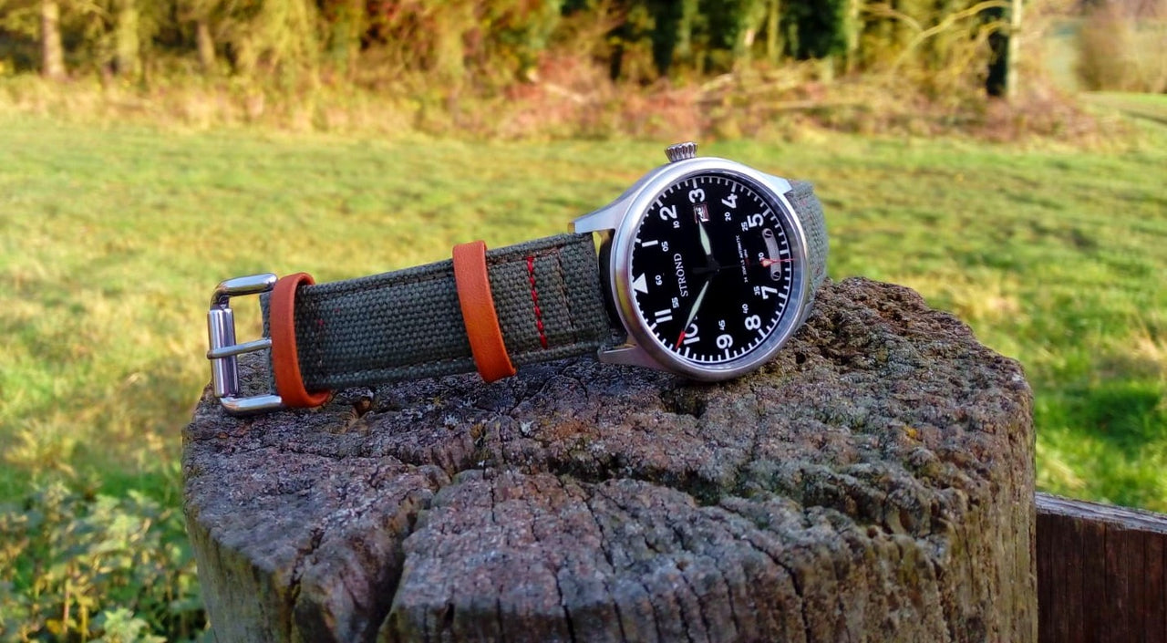 STROND U.K. - DC-3 Canvas Watch Strap -