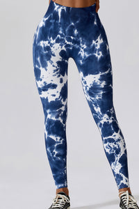 Thumbnail for High Waist Tie-Dye Long Sports Pants - T - 8 COLORS -