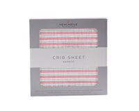 Thumbnail for Newcastle - Candy Stripe Bamboo Muslin Crib Sheet -