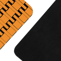 Thumbnail for OOTO - Yoga Mat - Orange weave on Black -