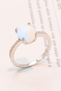 Thumbnail for Get A Move On Moonstone Ring - T - SIZES 6 THRU 9 - 2 FINISHES -