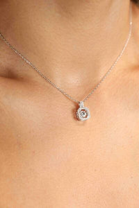 Thumbnail for Adored Moissanite 925 Sterling Silver Necklace