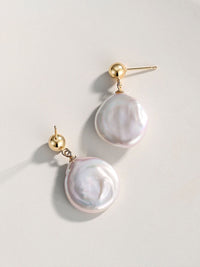 Thumbnail for Baroque Pearl Chunky Irregular Drop Earrings