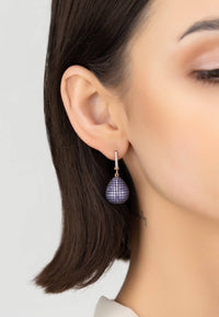 Thumbnail for LATELITA - Valerie Pear Drop Gemstone Earrings Rosegold Purple Amethyst -