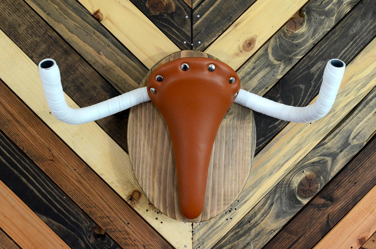 Iron Roots Design - Bike Rack Bicycle Taxidermy "The Longhorn"