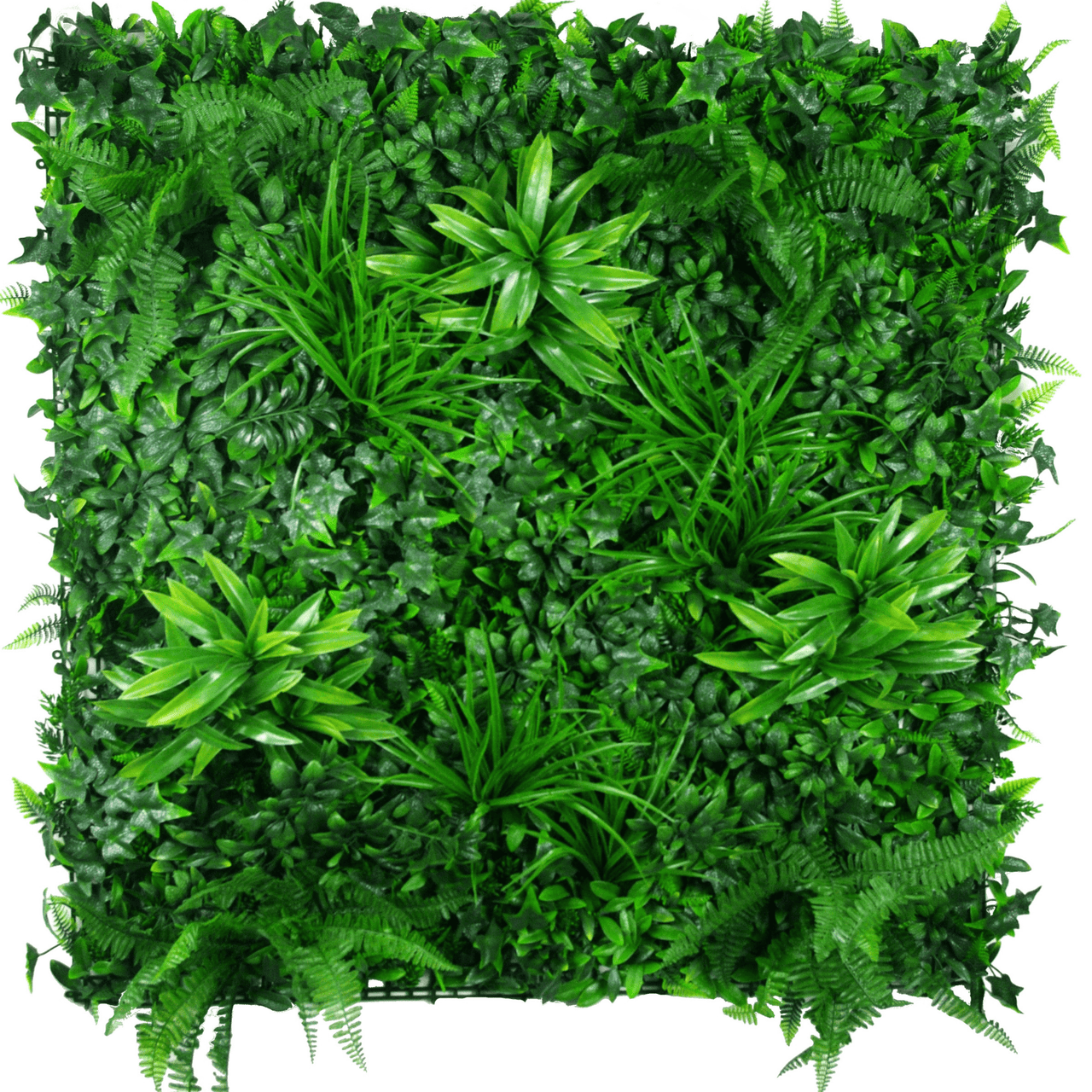 SAMPLE Panel of Green Tropics Artificial Vertical Garden (Small Sample) UV Resistant -