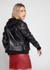 Thumbnail for Fadcloset - Annalise Womens Leather Jacket - 1 COLOR -