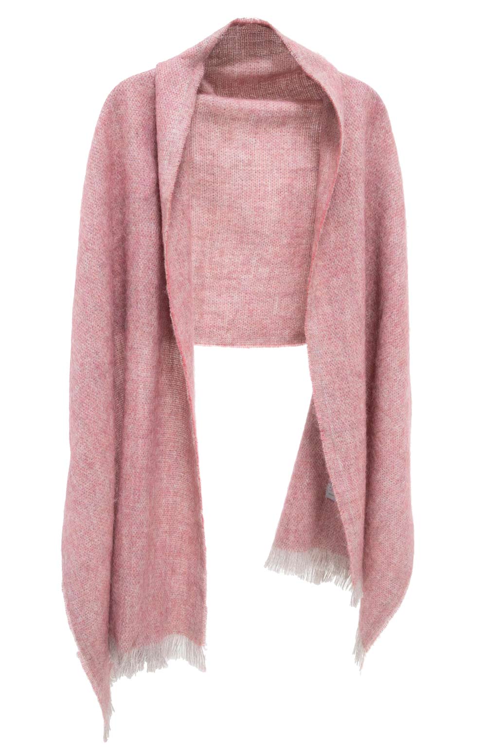 Pink Peruvian Alpaca Wool Wrap - 1 COLOR -