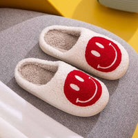 Thumbnail for Melody Smiley Face Cozy Slippers - T - 1 COLOR -