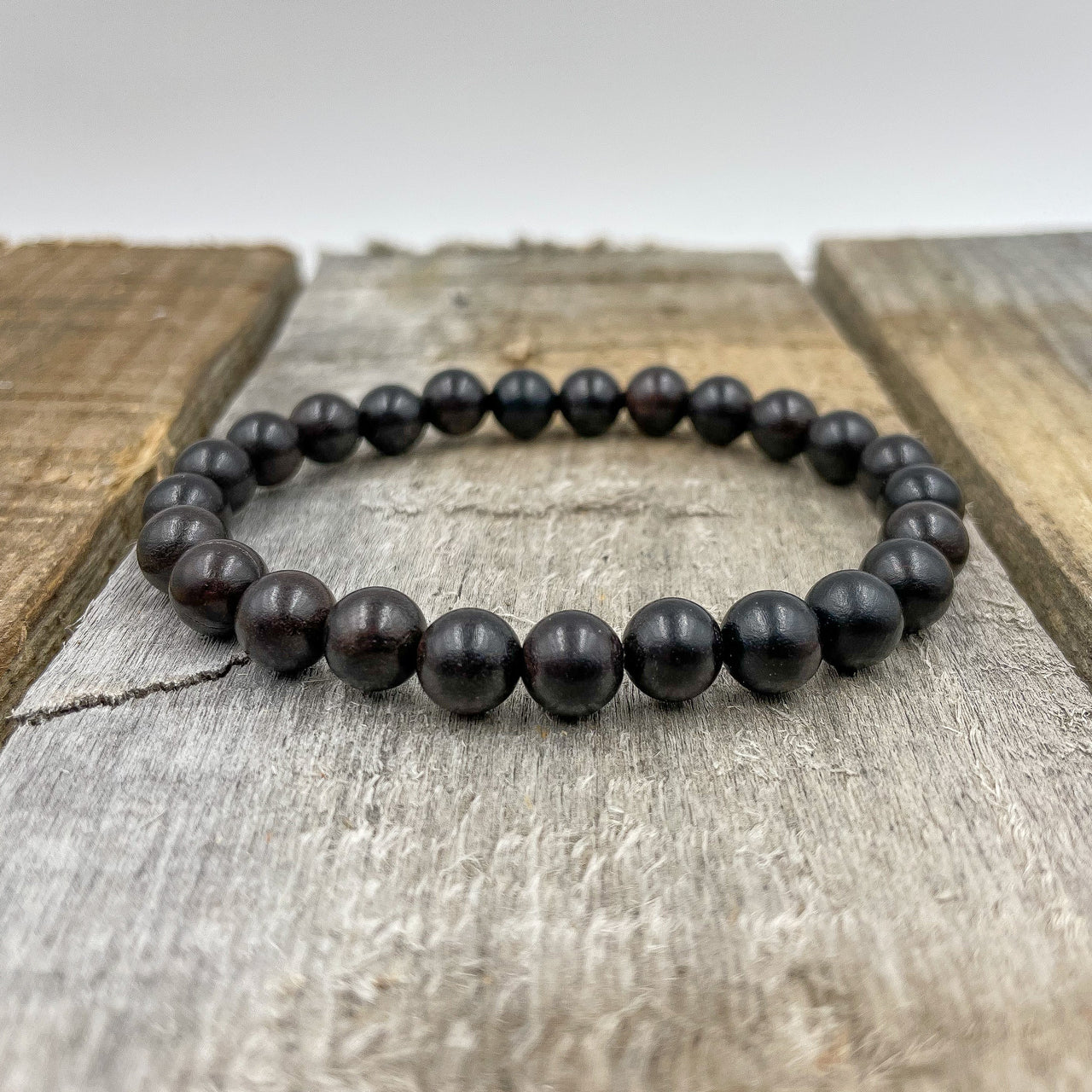 Union - Ebony Blackwood Mala Beaded Bracelet -