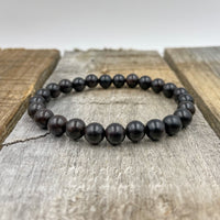 Thumbnail for Union - Ebony Blackwood Mala Beaded Bracelet -