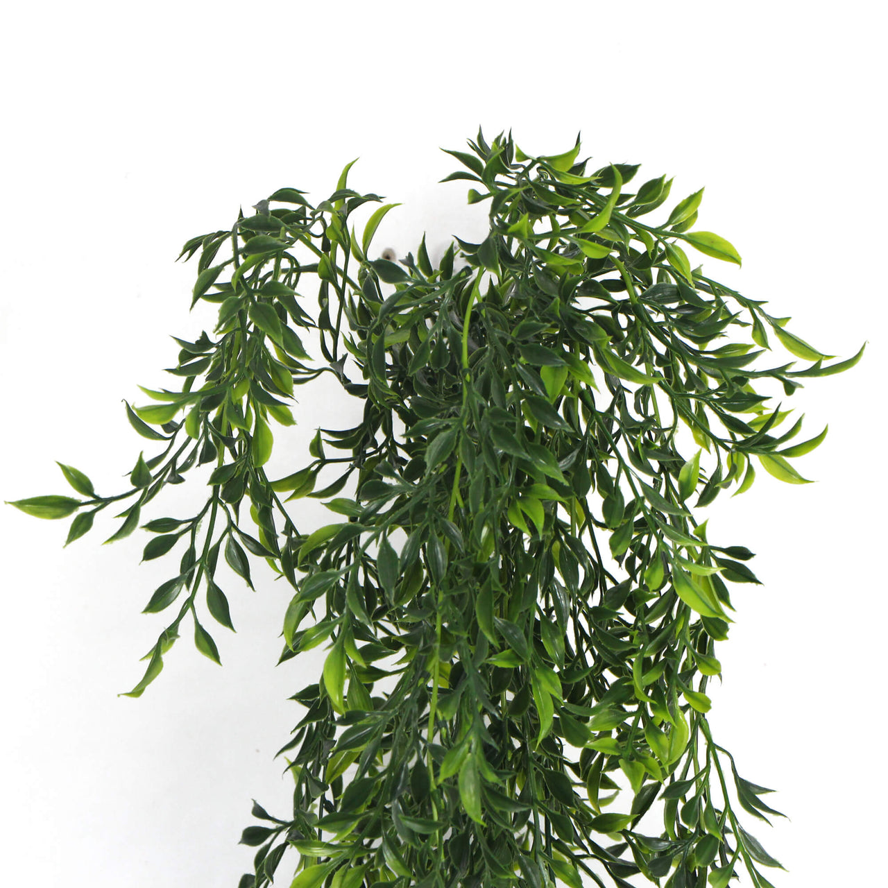 Artificial Hanging Flowering Ruscus Leaf Plant UV Resistant 130cm -