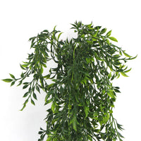 Thumbnail for Artificial Hanging Flowering Ruscus Leaf Plant UV Resistant 130cm -