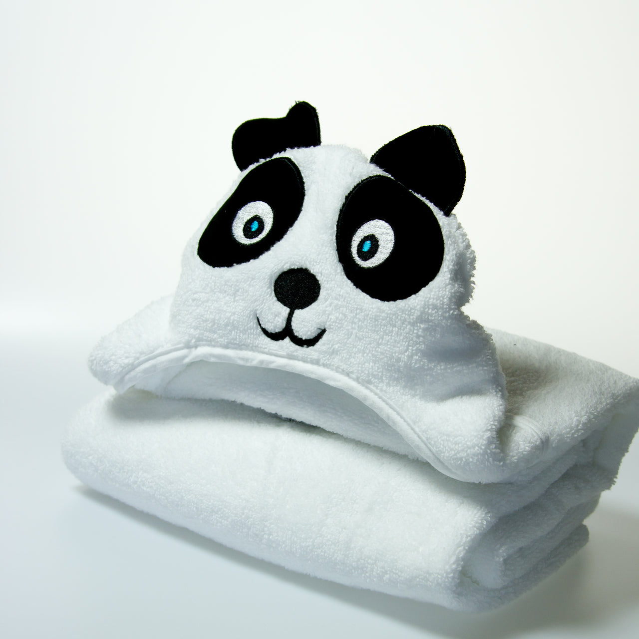 Little Ashkim - Panda Hooded Cotton Turkish Towel: Little Kid -