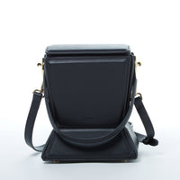 Thumbnail for Amber Leather Bucket Purse Black -