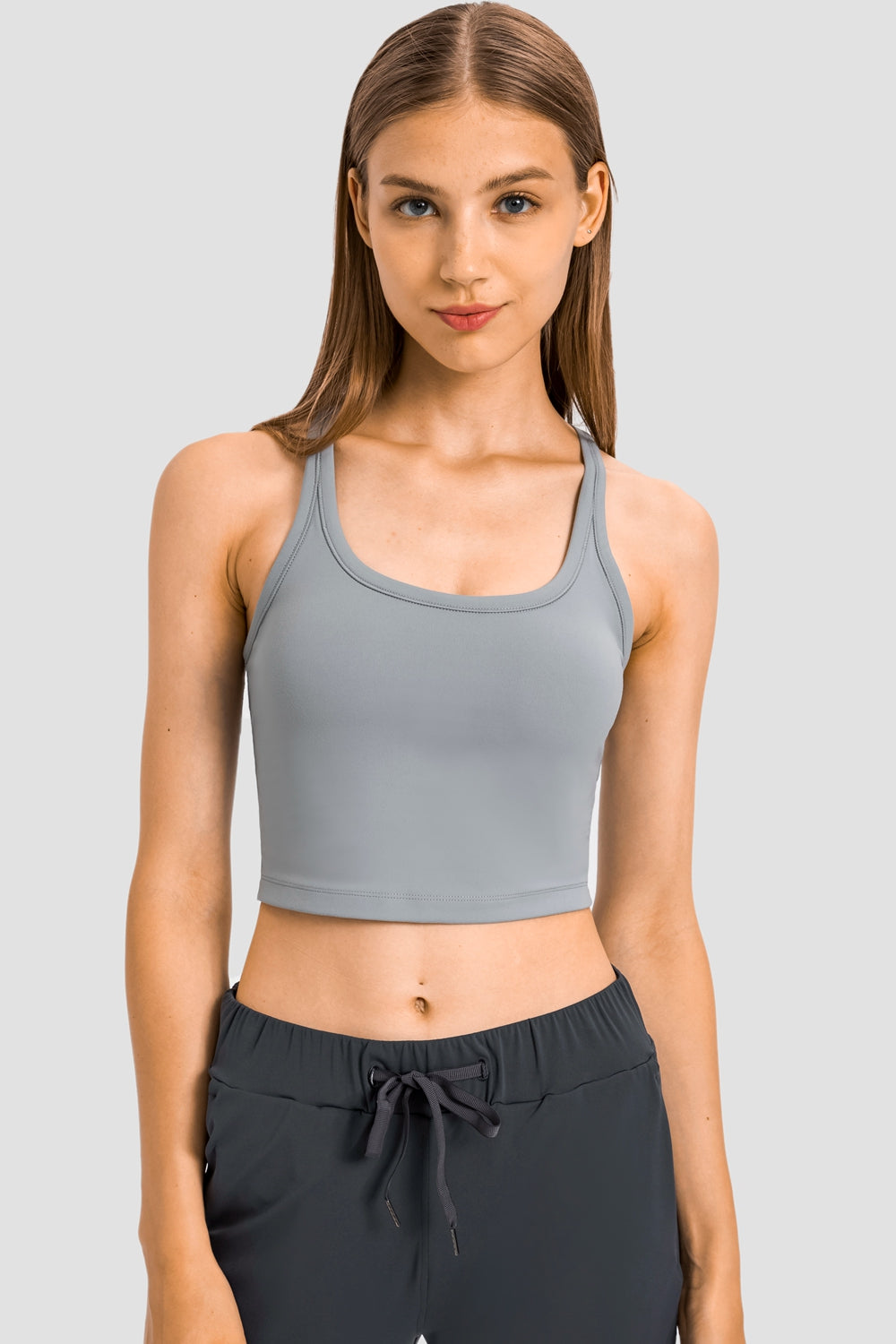 Racerback Sports Bra - T - 6 COLORS -