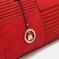 Thumbnail for Nicole Lee - USA Scallop Stitched Boston Bag - T - 3 COLORS -