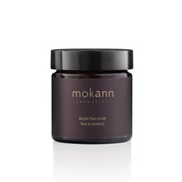 Thumbnail for Mokann - Vegan Active Face Scrub Rose & Blueberry. Enzymatic and Mineral Exfoliation With Wild Rose Oil to Promote Collagen and Elastin - 2oz./60ml. - 1 SIZE -