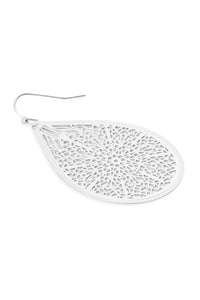 Thumbnail for Riah Fashion - Filigree Teardrop Hook Earrings - 5 COLORS