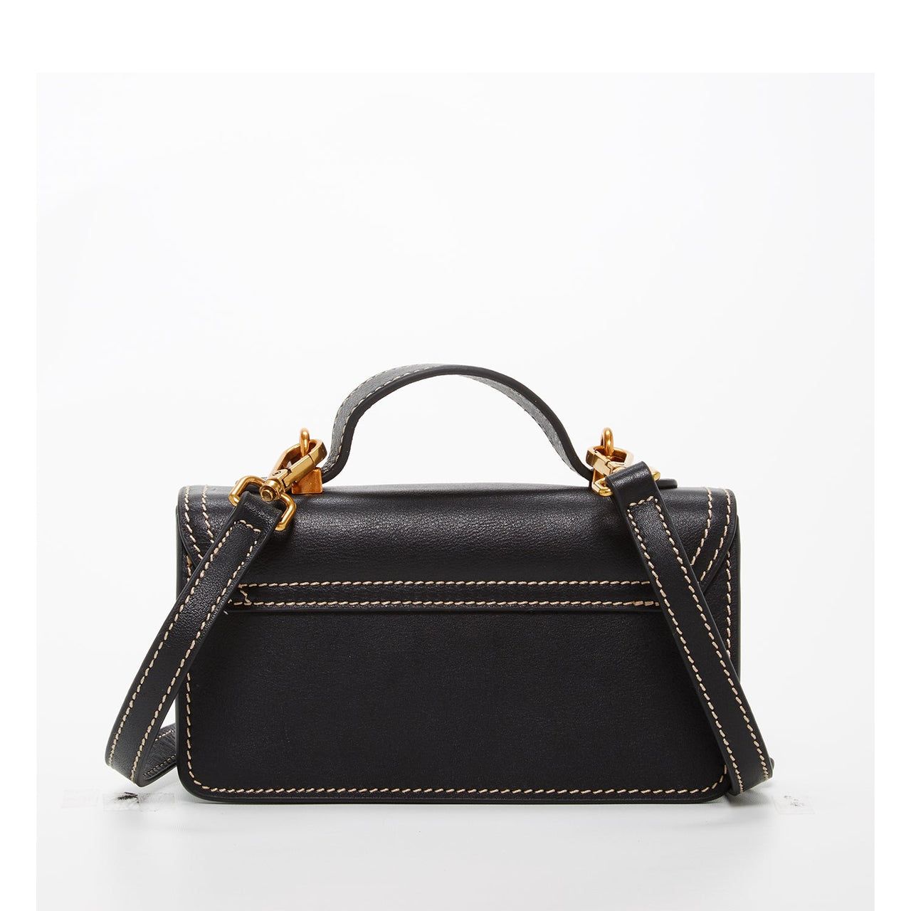 Black Mini Leather Bag -