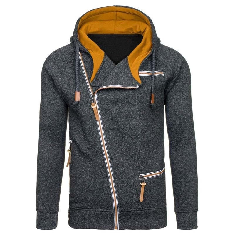 Casual Long Sleeve Mens Hoodie Sweatshirt -  [30 DAY DELIVERY]  - 3 COLORS -