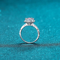 Thumbnail for 1 Carat Moissanite 925 Sterling Silver Ring