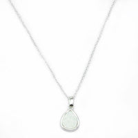 Thumbnail for Christy Jean - Emma Teardrop Pendant in Silver -