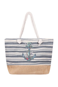 Thumbnail for Anchor Print Tote Bags - 8 COLOR STYLES -