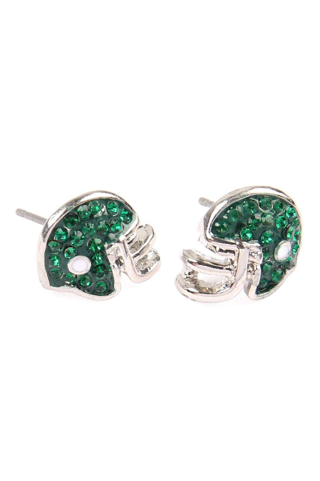 Football Helmet Epoxy Earrings - 6 COLORS -